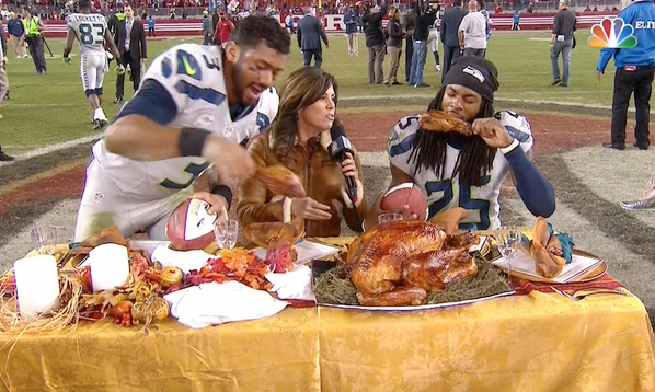 "Mmm, roasted Kaepernick. Just like mom used to make."