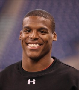 Cam Newton's head is also shaped exactly like a goose egg. Conspiracy?!