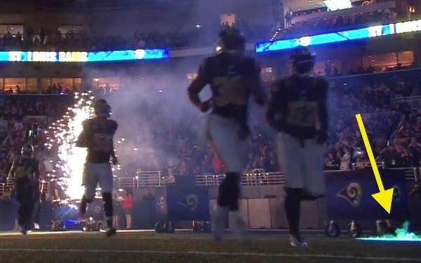 Everyone knows you're supposed to start the fire in the opposing team's locker room. Come on!