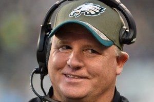 "Chip Kelly knows you're joking because Chip Kelly hasn't lost any games and wouldn't get fired. Now if you'll excuse Chip Kelly, Chip Kelly needs to go suck Chip Kelly's dick."